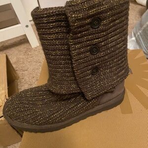 UGG Classic Cardy Boots in Chocolate